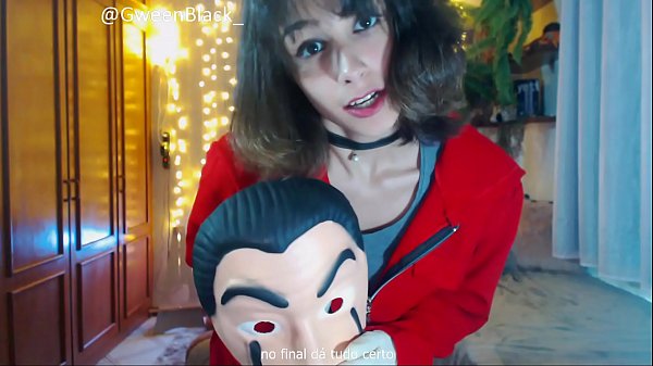 Gostosa Se Tocando No Ritmo De Tokio, Provocando Igual Na Casa De Papel