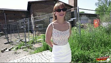 German Scout Casting: Tiny Brazilian Fit Girl Cintia Lara Gets Fucked Raw Outdoors