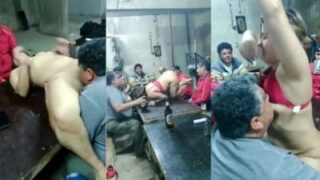 A Cheap Slut Gets Passed Around By A Bunch Of Horny Men In A Desi Fuck Session