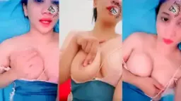 Miss Varin’s Bulging Round Tits Moaning