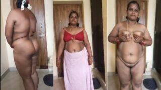 Tamil Aunty Strips Bare And Gets Fully Nude In Front Of Her Own Nephew
