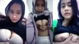 Viral Leni Jilbab Cantik, Body Montok Bikin Nagih