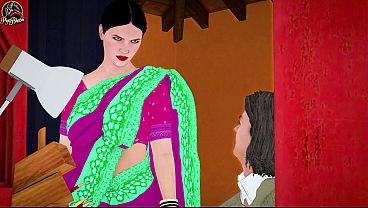 Desi Indian Randi Bhabhi Ne Jawaan Tenant Ko Apne Jaal Mein Phasaya Aur Chudai Ki