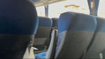 Road To Medellin: Stroking And Sliding Fingers Inside A Wet Pussy On A Crowded Public Bus