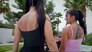 Yasmina Khan And Sara Retali Get Pounded In A Rough, Hard Gangbang