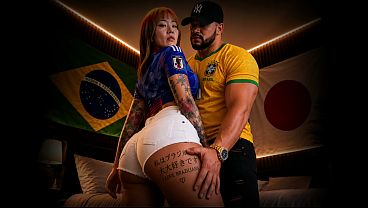 Brasil Vs Japão: Foda Gostosa De Frente, Visão Completa Do Cuzinho | ブラジル Vs 日本 | Brazil Vs. Japan
