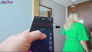 Milf Gets Naughty With Remote Vibrator On Her Walk, Dripping With Every Step