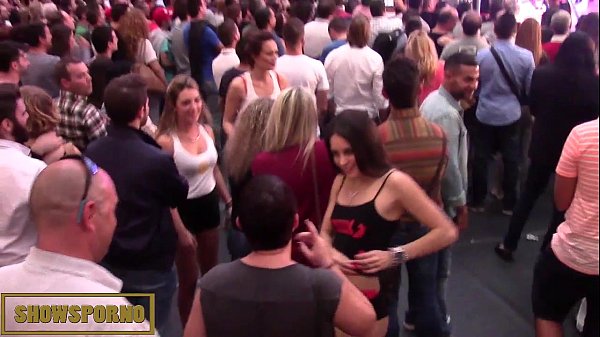 Public Guy Fucks Pornstars Raw