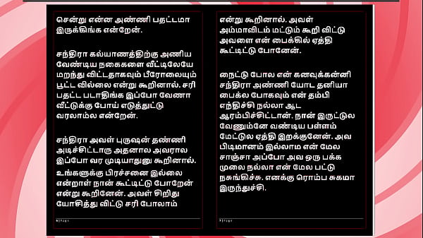 Seducing My Step Sister-in-law: A Tamil Audio Sex Story